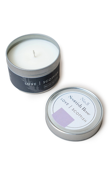 Love Scottish Small Tin Candle