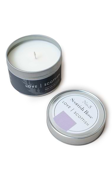 Love Scottish Small Tin Candle