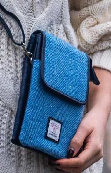 Mini Crossbody Bag with Harris Tweed®