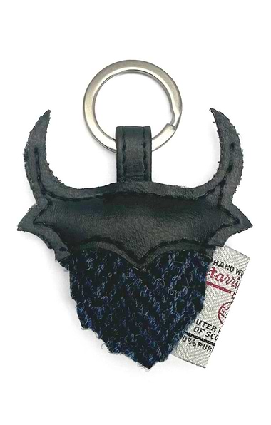 Highland Cow Keyring with Harris Tweed®