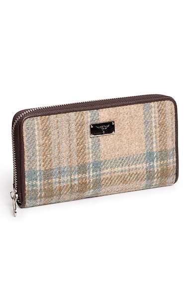 Ladies Staffa Harris Tweed® Zip Purse
