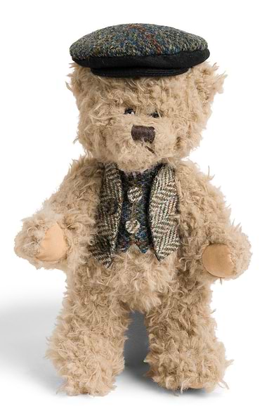 25cm Bear Dressed in Harris Tweed®