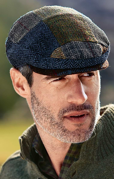 Men's Harris Tweed® Patch Cap