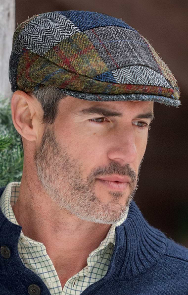 Men's Harris Tweed® Patch Cap