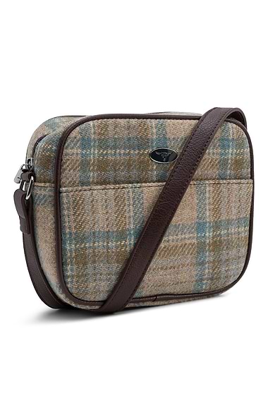 Ladies Harris Tweed® Almond Square Mini Bag