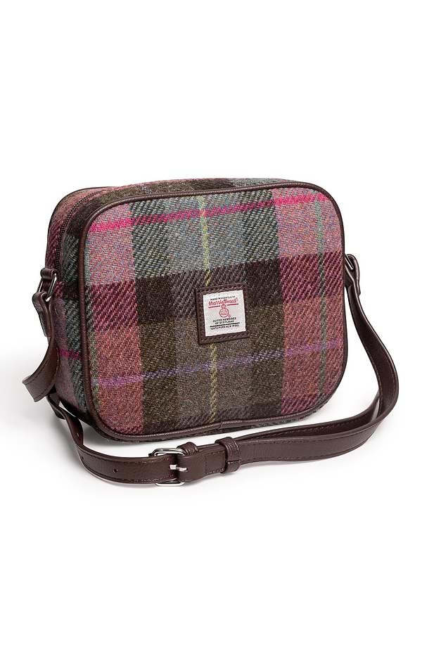 Ladies Harris Tweed® Almond Square Mini Bag
