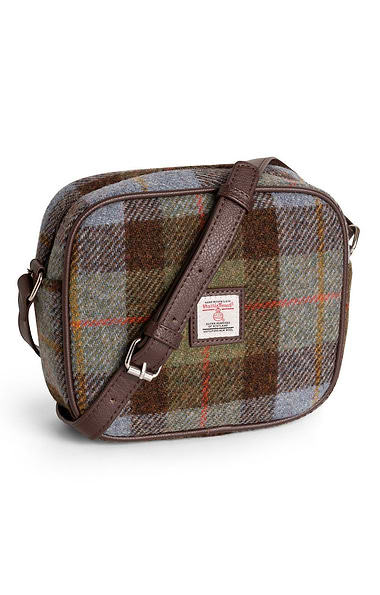Ladies Harris Tweed® Almond Square Mini Bag