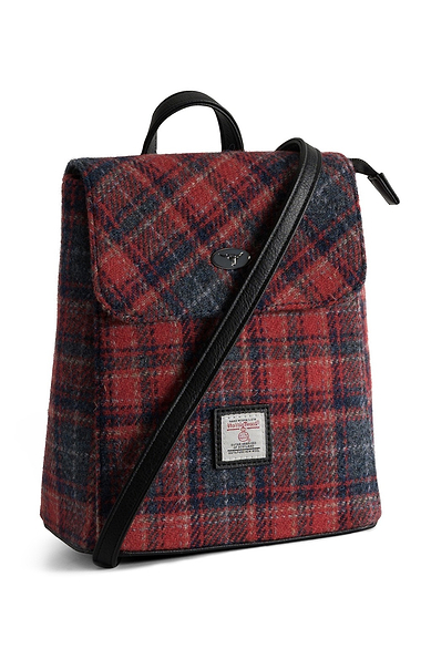 Ladies Harris Tweed  Tummel Mini Backpack