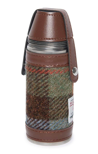 Harris Tweed® Covered Hunting Flask