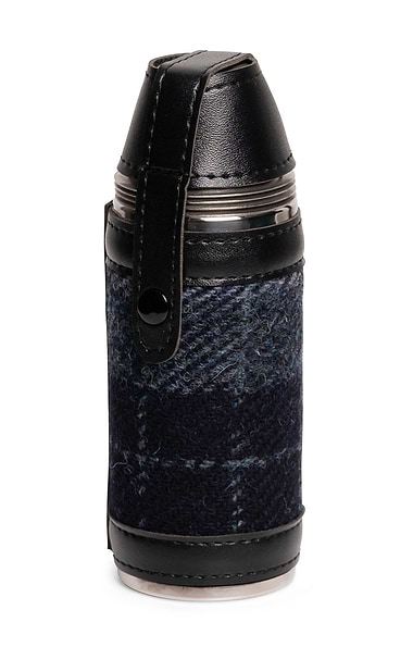Harris Tweed® Covered Hunting Flask