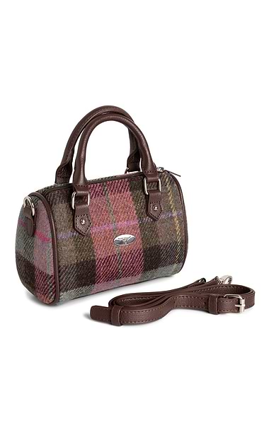 Ladies Harris Tweed® Kilbride Mini Bowling Bag