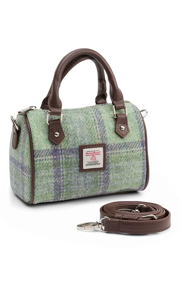Ladies Harris Tweed® Kilbride Mini Bowling Bag