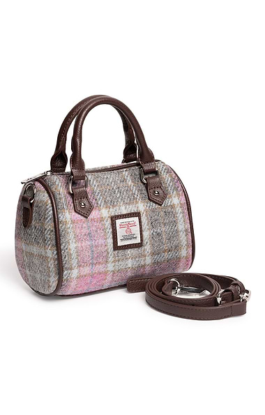 Ladies Harris Tweed® Kilbride Mini Bowling Bag