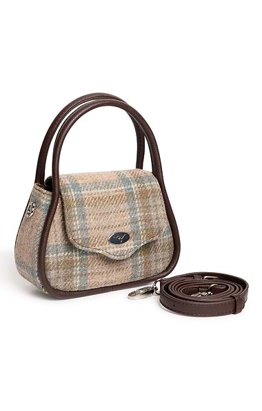 Ladies Harris Tweed® Buchan Mini Handbag
