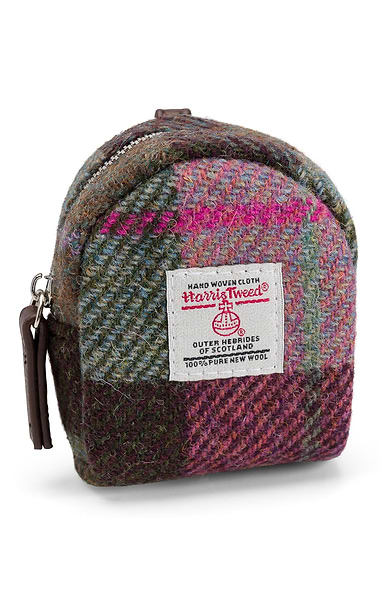 Ladies Harris Tweed® Cava Micro Pouch Keyring