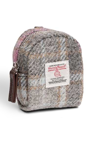 Ladies Harris Tweed® Cava Micro Pouch Keyring