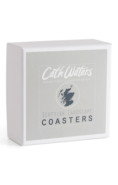 Cath Waters Scottish Landscape Set of 4 Coasters