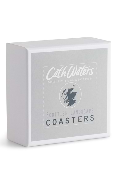 Cath Waters Scottish Landscape Set of 4 Coasters
