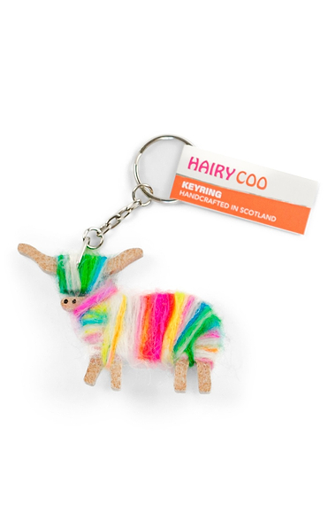 Hairy Coo Keyring