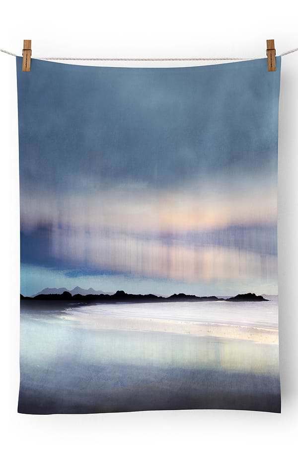 Cath Waters Scottish Landscape Tea Towel