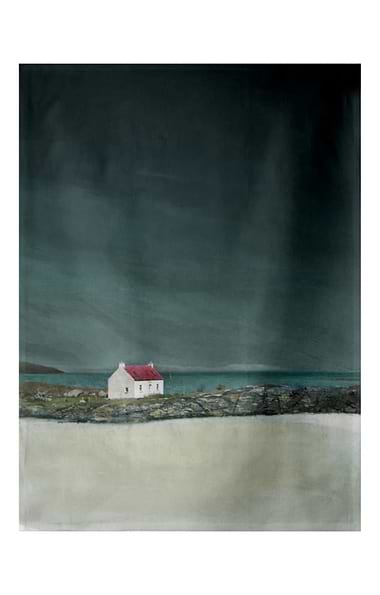 Cath Waters Scottish Landscape Tea Towel