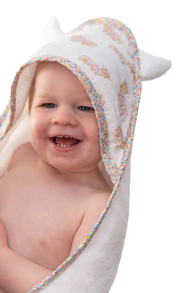 Baby Hairy Coo Hooded Towel