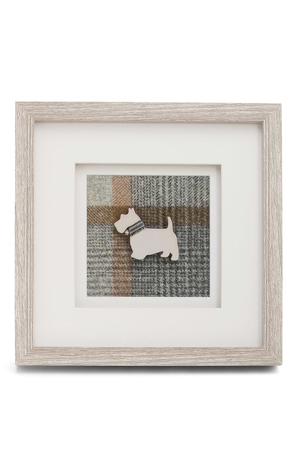 Southbeach Designs Grey Framed Tweed Animal