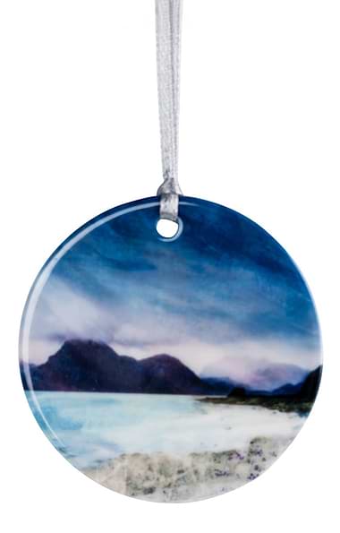Cath Waters Scottish Landscape Porcelain Ornament