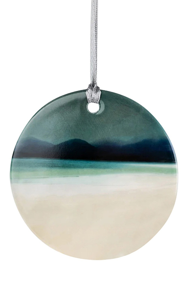 Cath Waters Scottish Landscape Porcelain Ornament