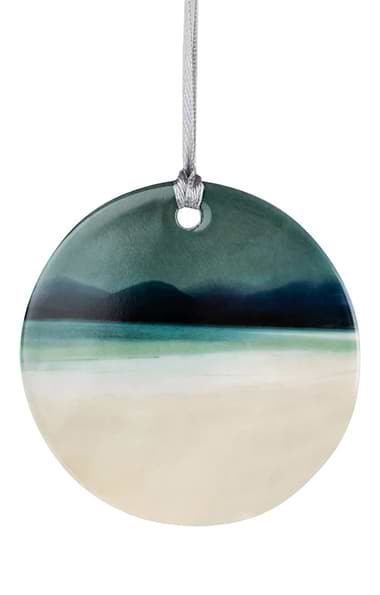 Cath Waters Scottish Landscape Porcelain Ornament