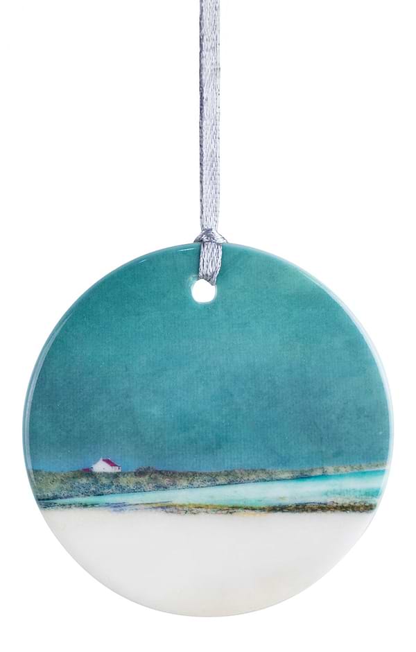 Cath Waters Scottish Landscape Porcelain Ornament