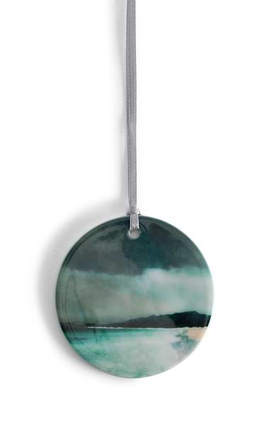 Cath Waters Scottish Landscape Porcelain Ornament