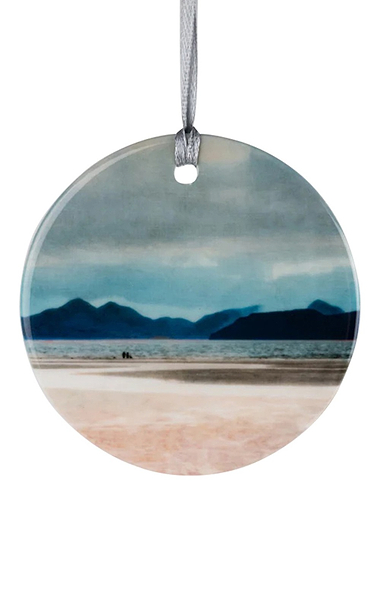 Cath Waters Scottish Landscape Porcelain Ornament