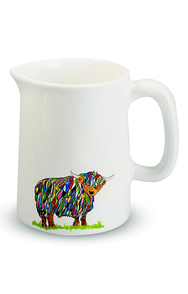 Chloe Gardner Illustrated 1/4 Pint Jug