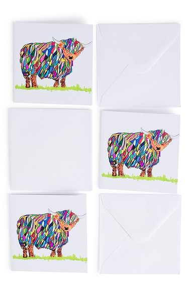 Chloe Gardner Six Mini Square Greetings Cards