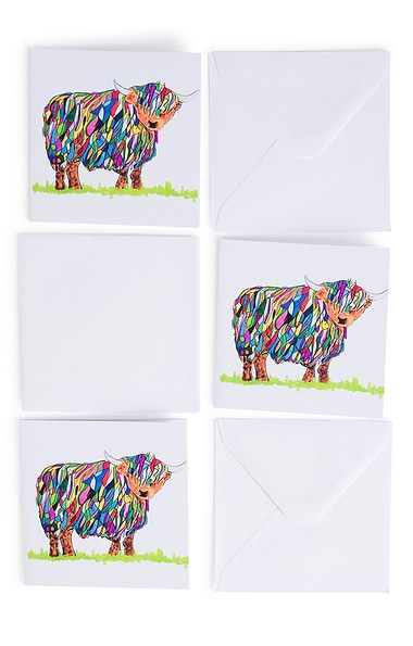 Chloe Gardner Six Mini Square Greetings Cards