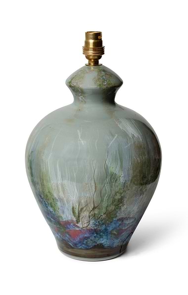 Highland Stoneware Large Ginger Lamp