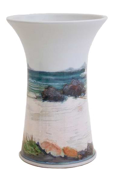 Highland Stoneware Medium Cylinder Vase