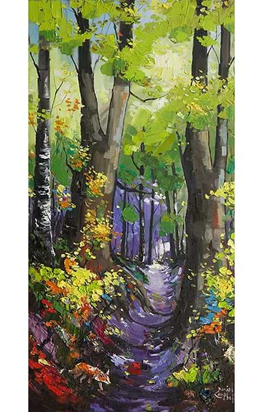 Daniel Campbell Small Framed Print