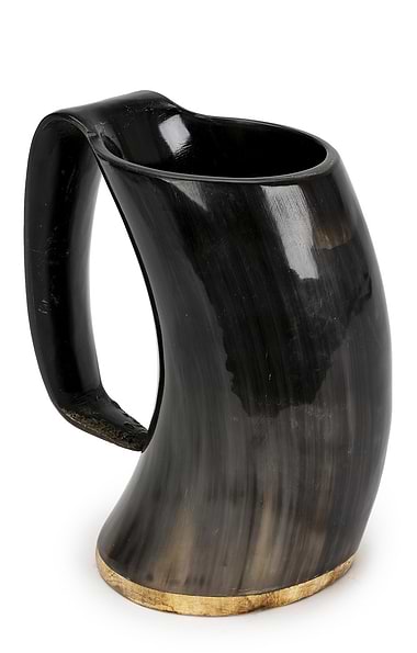 Horn Beer Mug