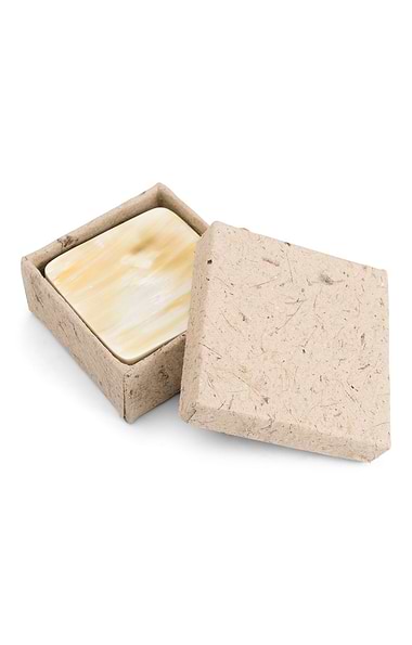 Set of Four Ox Horn Coasters