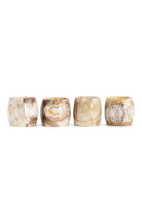 Set of 4 Napkin Rings