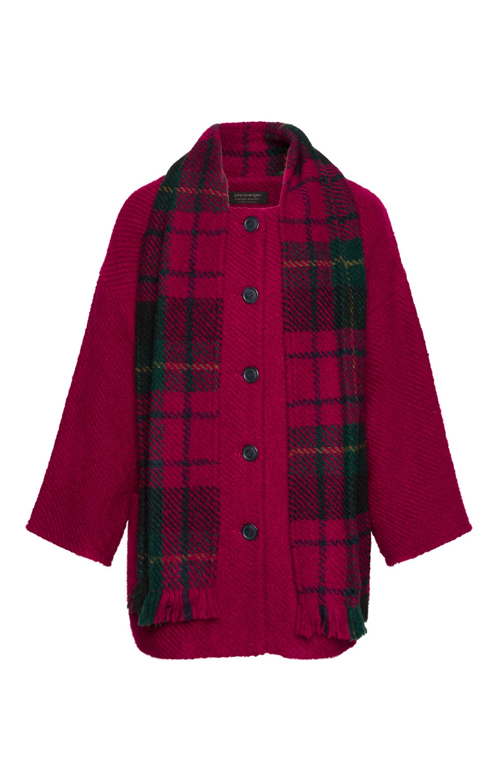 Ladies Freda Coat with Detachable Scarf
