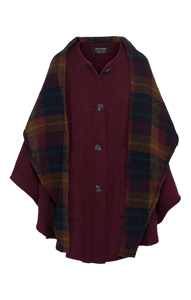Ladies Tina Cape with Attached Scarf