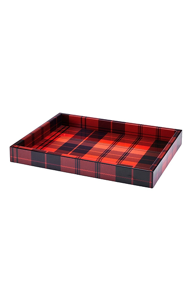 Tartan Patterned Small Tray