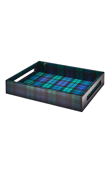 Tartan Design Medium Tray
