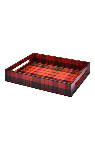 Tartan Design Medium Tray