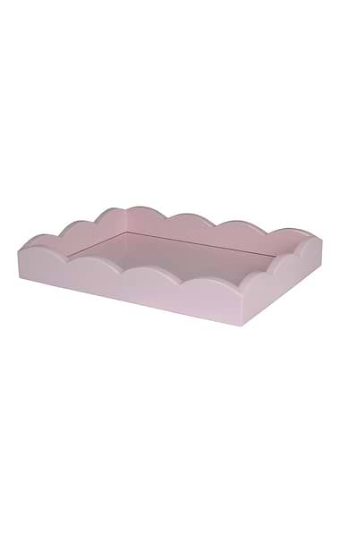Small Lacquered Scalloped Tray