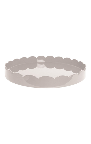 Round Large Lacquered Scallop Tray