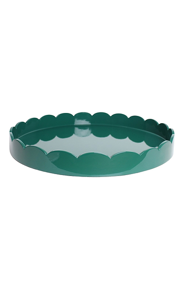 Round Large Lacquered Scallop Tray